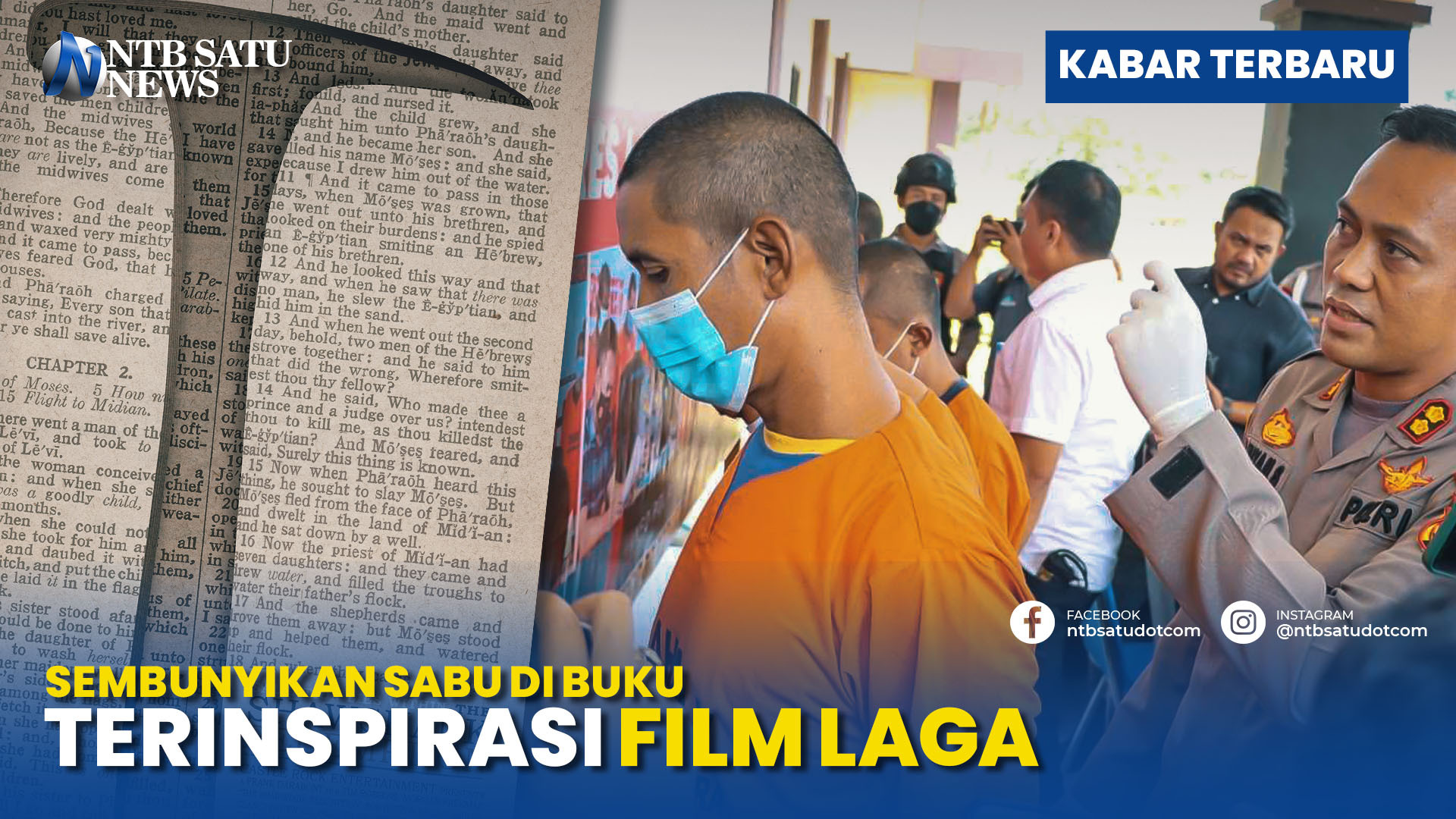 Pengakuan Penjaga Sekolah Sembunyikan Sabu Di Buku Tiru Adegan Film