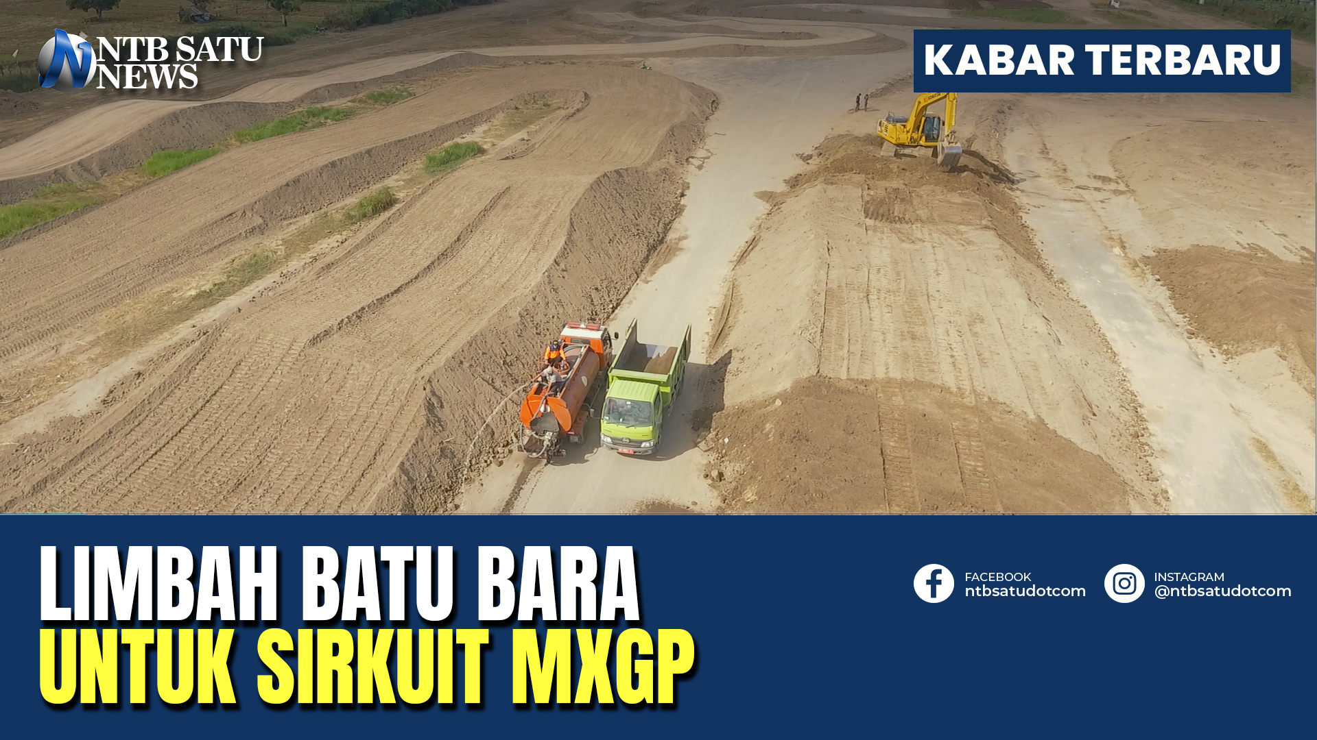 Sirkuit MXGP Selaparang Manfaatkan Limbah Batu Bara PLTU Jeranjang