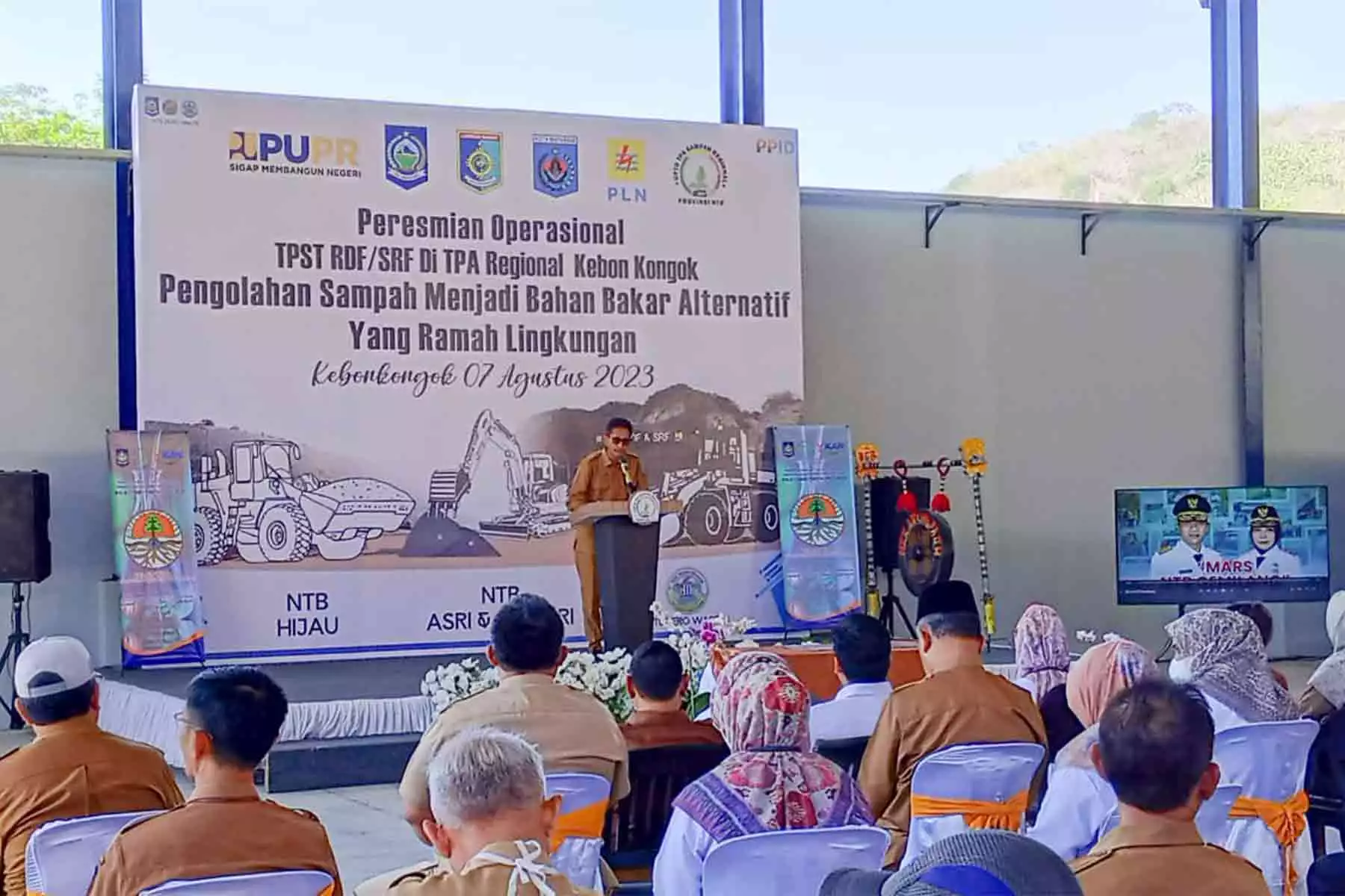 Tpst Rdf Kebon Kongok Resmi Beroperasi Dlhk Ntb Siap Olah Sampah Jadi