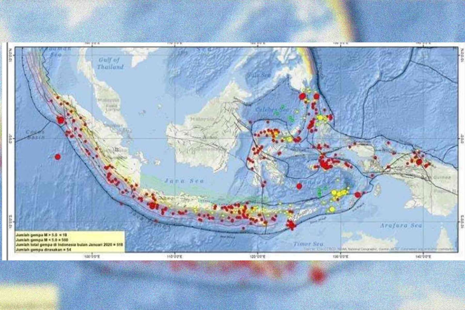 Ini 12 Provinsi Di Indonesia Yang Relatif Aman Dari Gempa Bumi NTBSatu