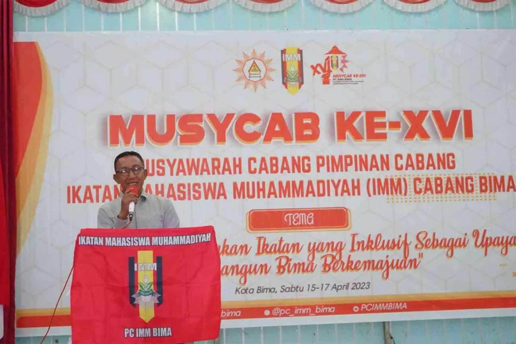 Pemkot Bima Hadiri Musyawarah Cabang Ke-XVI IMM Cabang Bima - NTBSatu