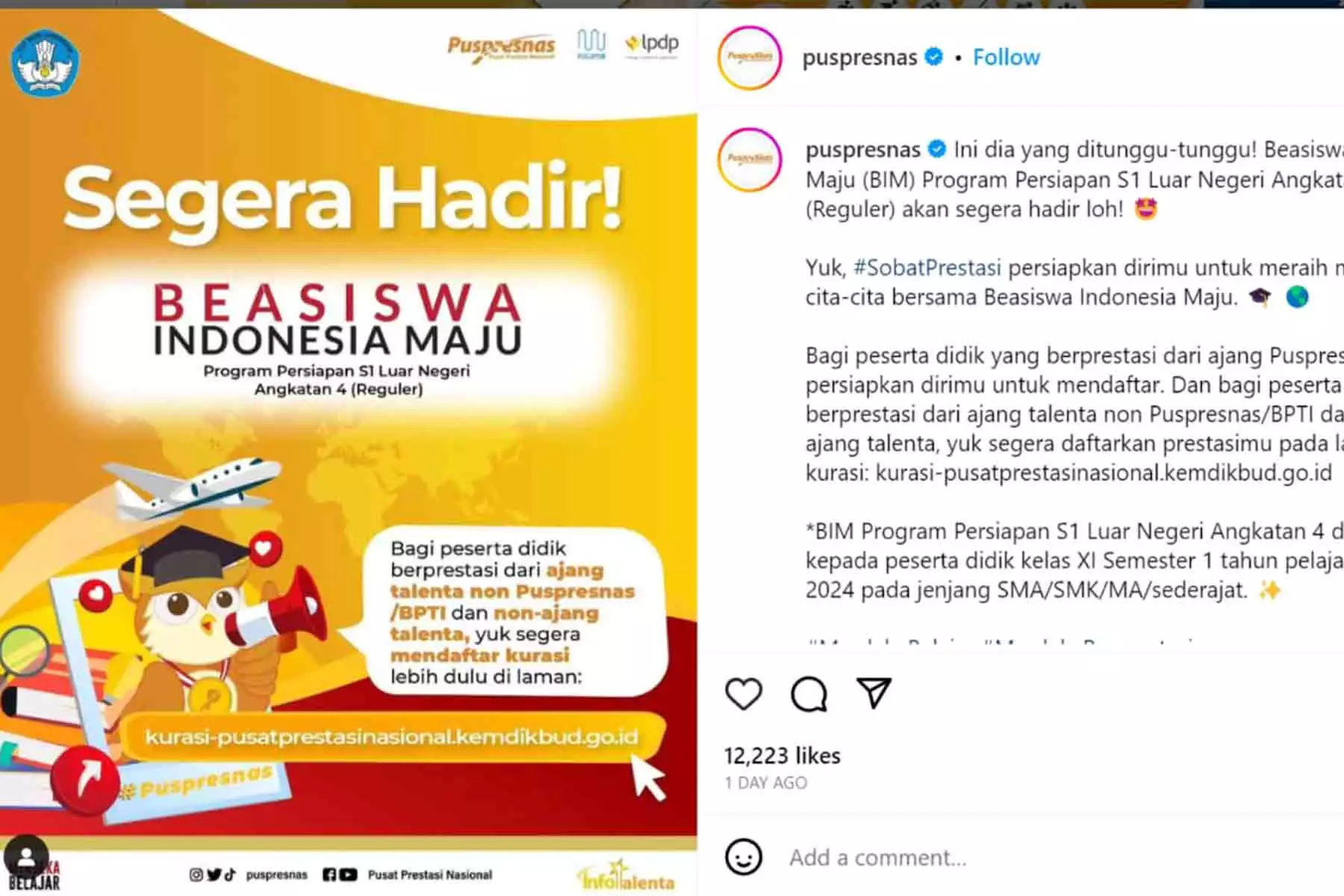 Siap-siap Beasiswa Indonesia Maju Persiapan S1 Luar Negeri Segera ...