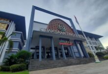 Gedung Kejati NTB Dugaan Korupsi Pupuk Subsidi Distanbun NTB Pergeseran Dana BTT