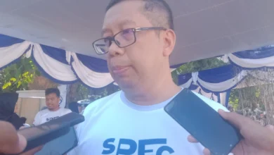 Samingun saat membicarakan pertumbuhan pajak di NTB, (14/7)
