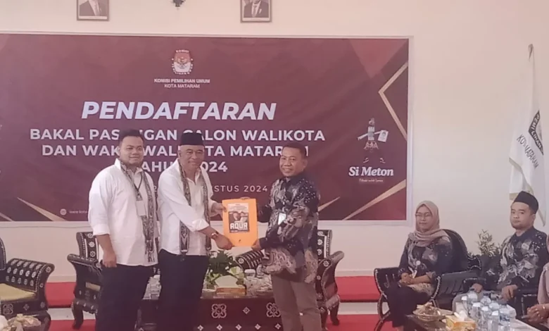 Pasangan Aqur di Pemilihan Wali Kota Mataram