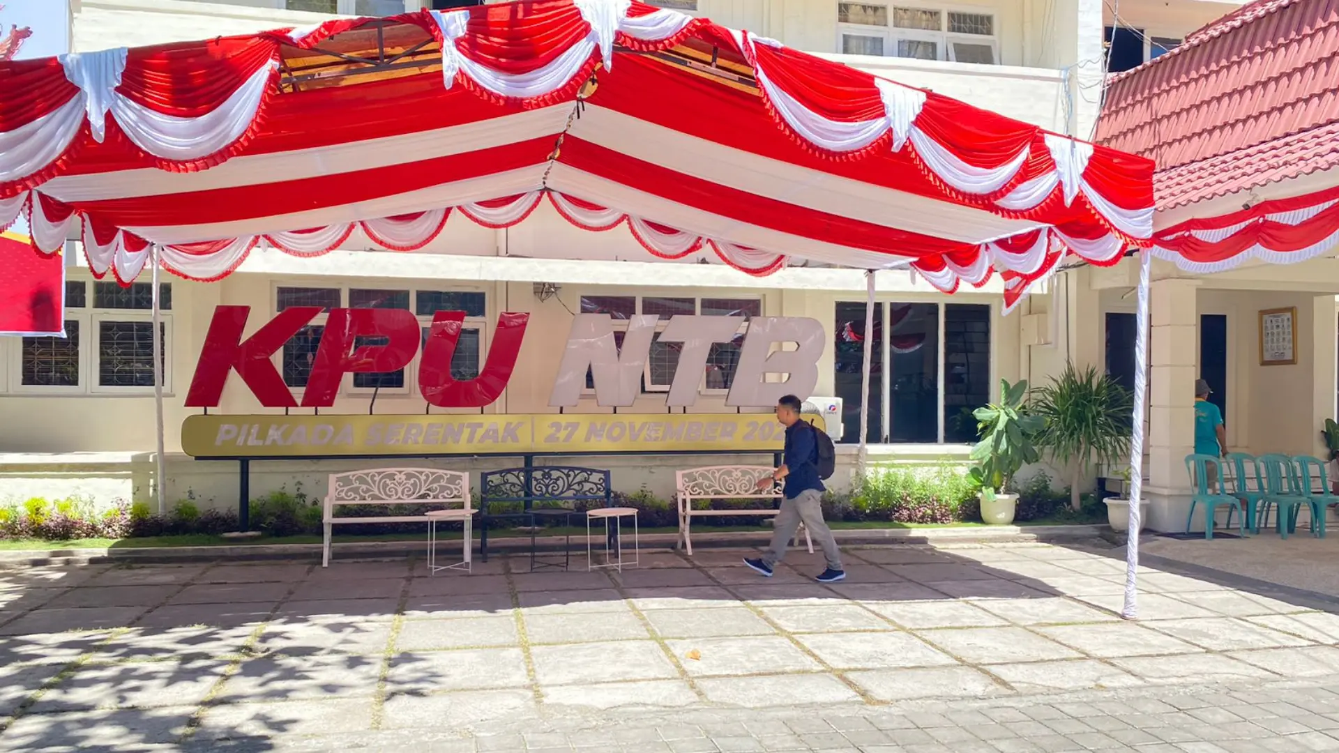 Kantor KPU NTB Randis KPU NTB Ditarik