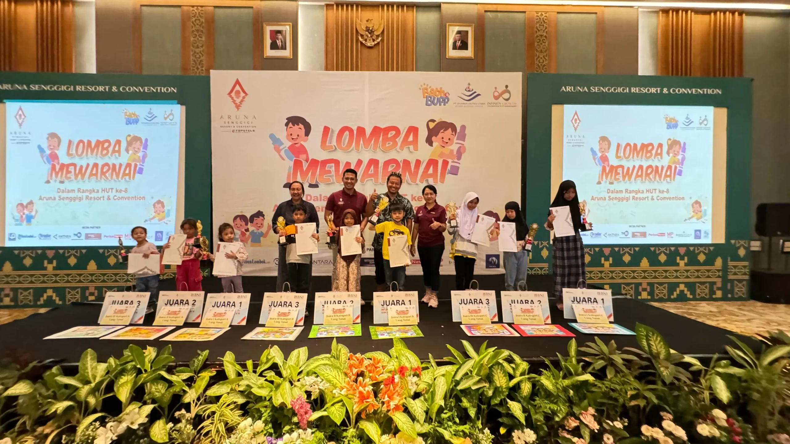 Lomba Mewarnai Aruna Senggigi 2024