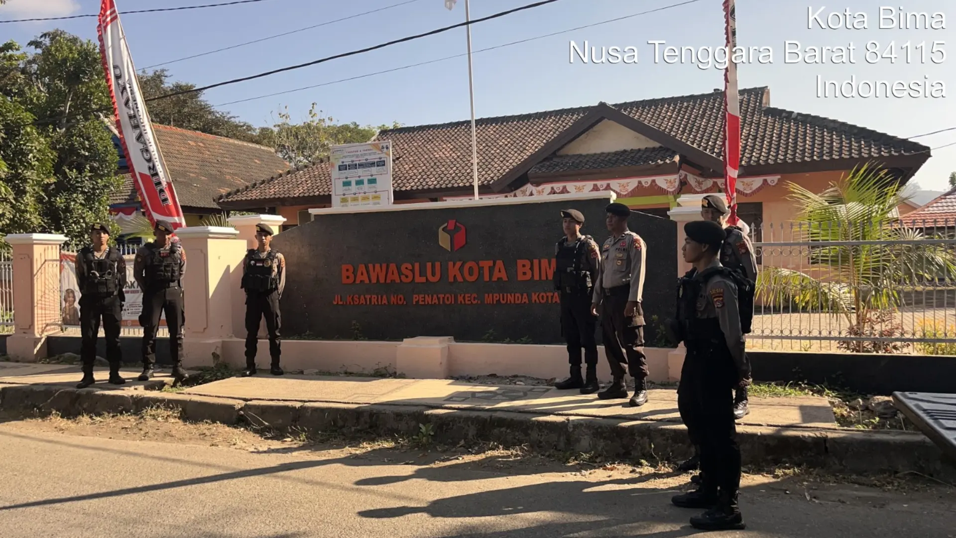 Polres Bima Kota Patroli Jelang Pilkada 2024