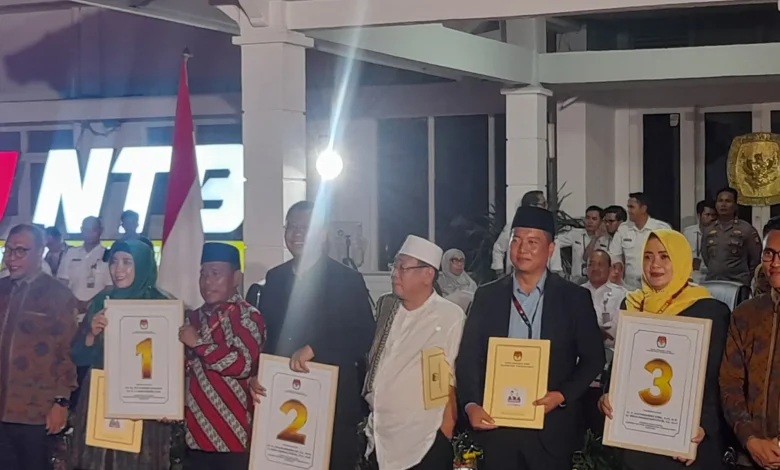 Nomor Urut Paslon Gubernur dan Wakil Gubernur NTB