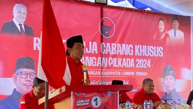 PDIP Lombok Tengah menggelar Rakercabsus