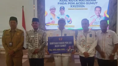 atlet kota mataram berlaga di PON 2024