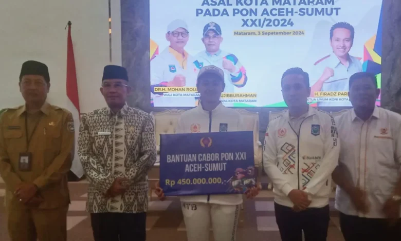 atlet kota mataram berlaga di PON 2024