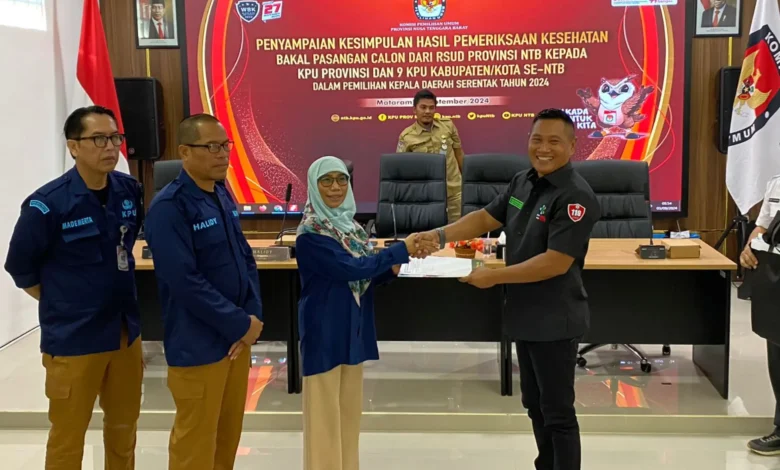 hasil tes kesehatan KPU NTB