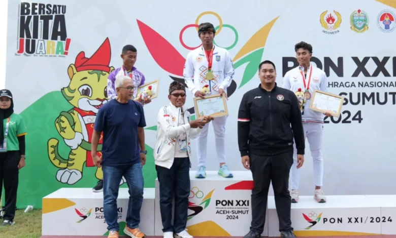 Zohri di PON XXI Aceh-Sumut 2024