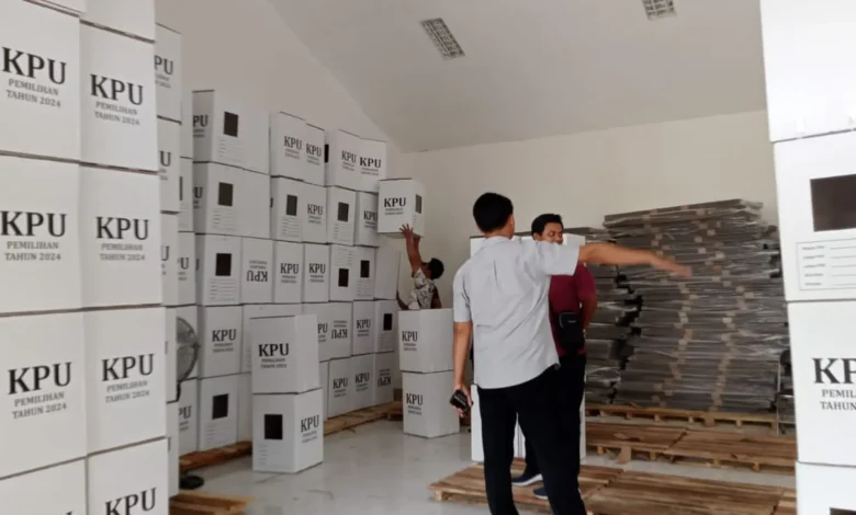 Gudang Logistik KPU Kota Mataram
