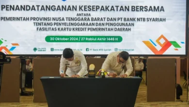 MoU Penggunaan KKPD antara Pemprov NTB dengan Bank NTB Syariah