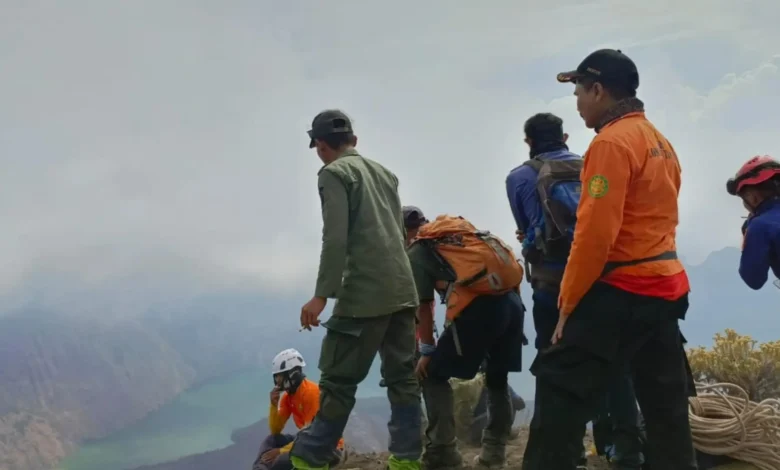 Pendaki asal Jakarta Terjatuh di Gunung Rinjani