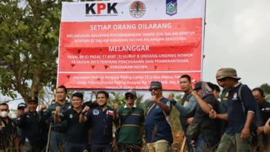 KPK Pasangan Plang Larangan