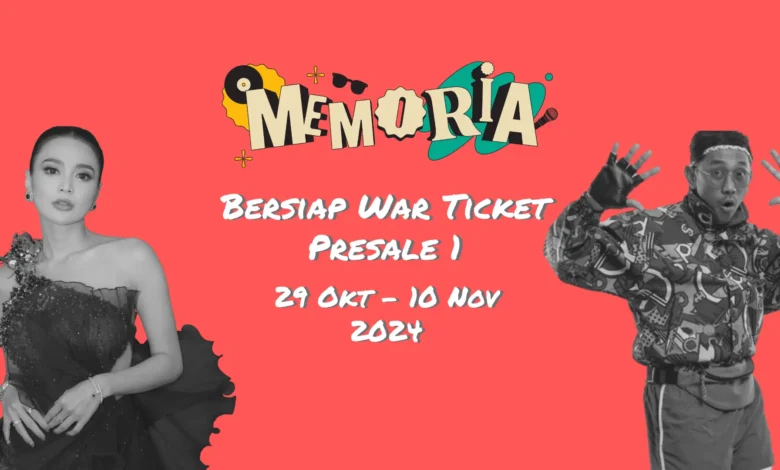 Tiket Presale 1 Memoria 2024