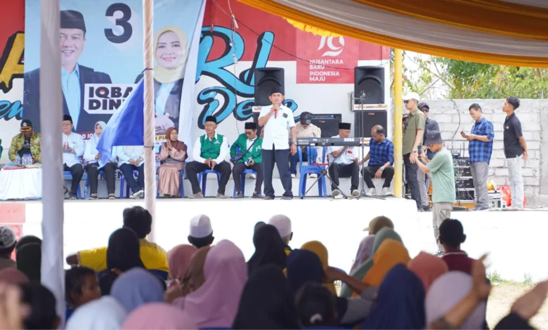 Suasana kampanye Calon Gubernur NTB, Lalu Muhammad Iqbal
