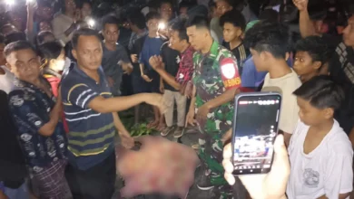 Kecelakaan maut di di Jalan Raya Labuhan - Keruak