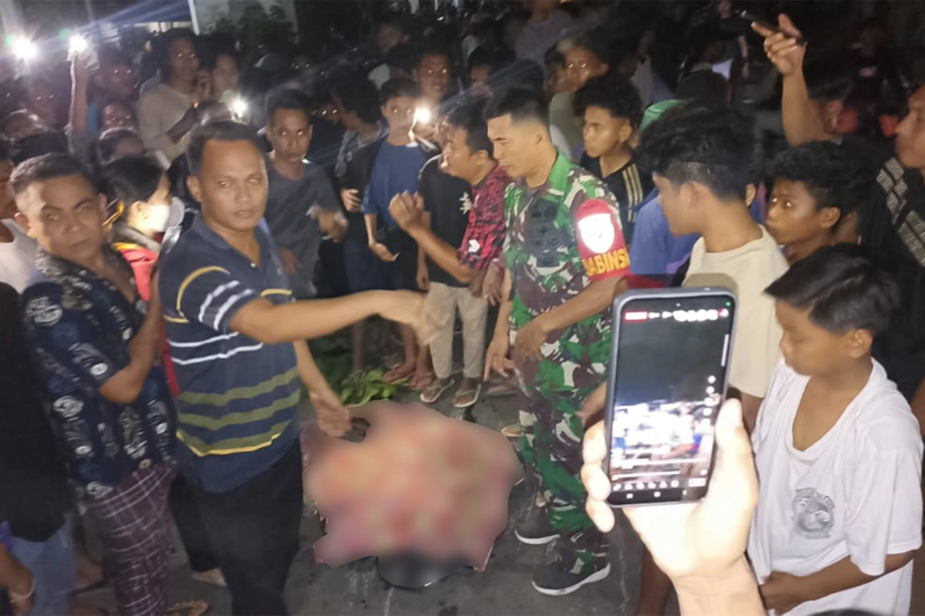 Kecelakaan maut di di Jalan Raya Labuhan - Keruak