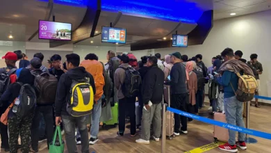 Antrean Penumpang Bandara Lombok