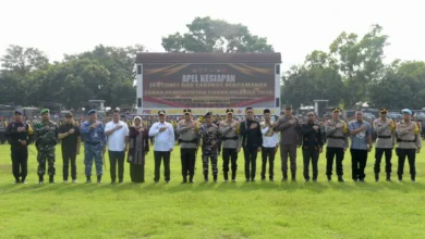 Apel Kesiapan Personel dan Sarpras Pengamanan tahap Pemungutan Suara Pilkada 2024