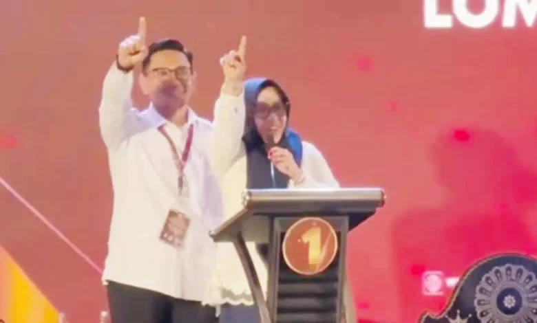 Farin-Khairatun di Debat Kedua Pilbup Lombok Barat
