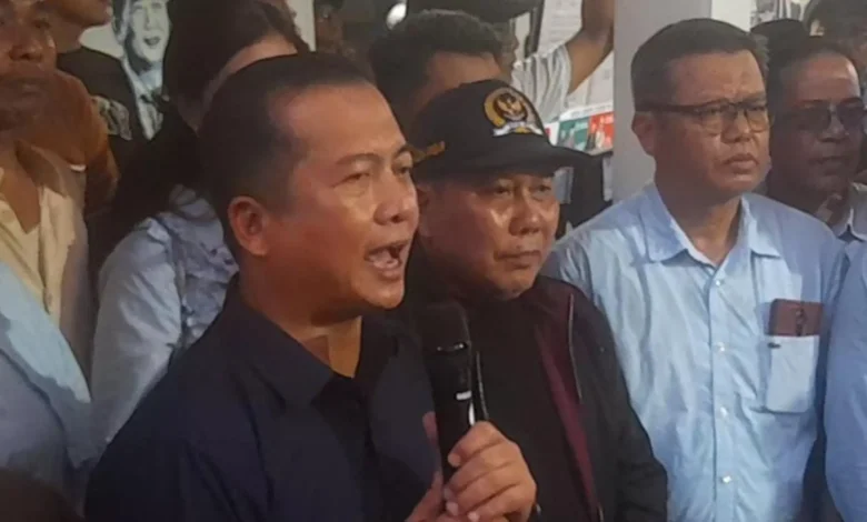 Konferensi Pers Iqbal Usai Unggul Quick Count