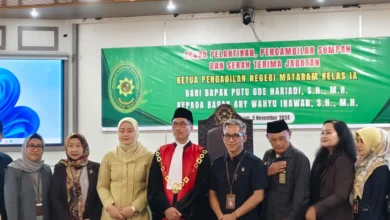 Pelatikan Ketua Pengadilan Negeri Mataram