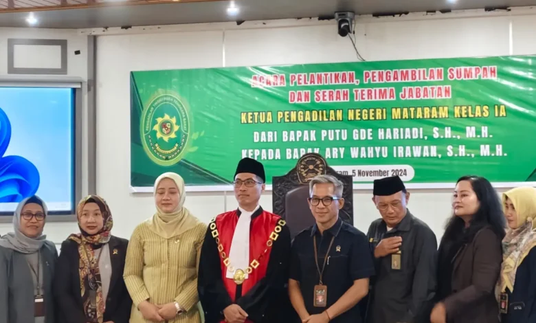 Pelatikan Ketua Pengadilan Negeri Mataram