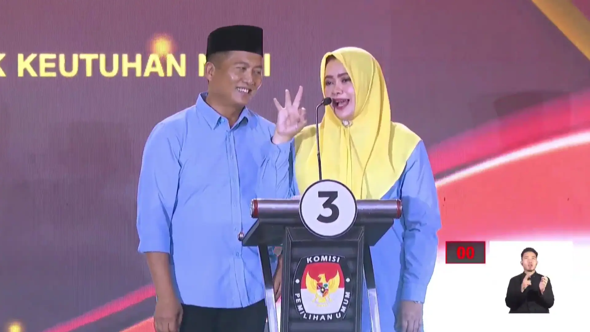 Penutup Debat Ketiga Pilgub NTB Iqbal-Dinda