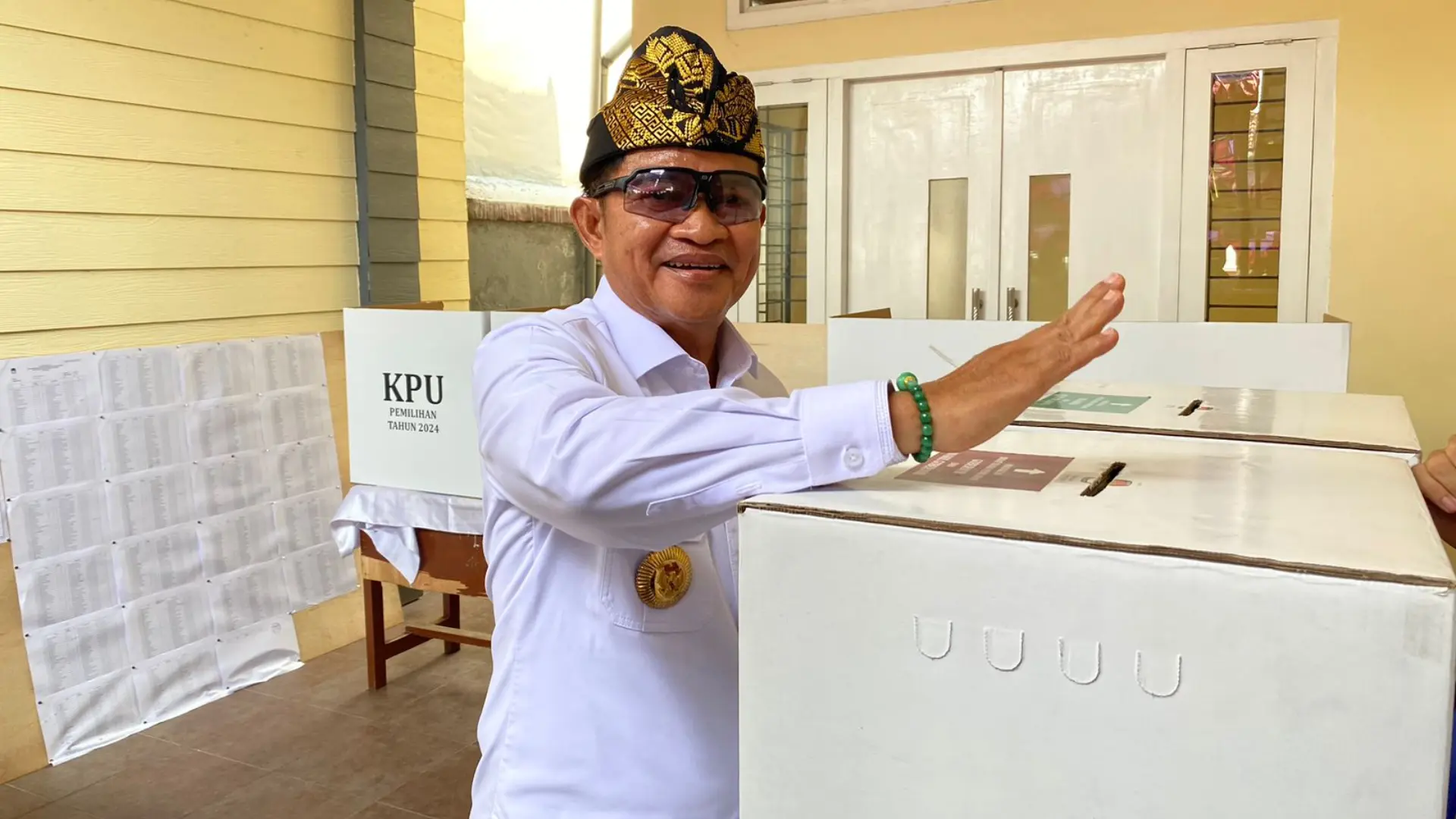 Pj Gubernur NTB Gunakan Hak Pilihnya