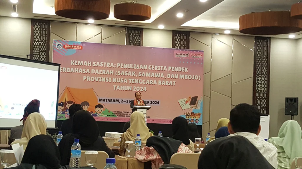 Kemah Sastra Penulisan Cerita Pendek Berbahasa Daerah Provinsi NTB 2024