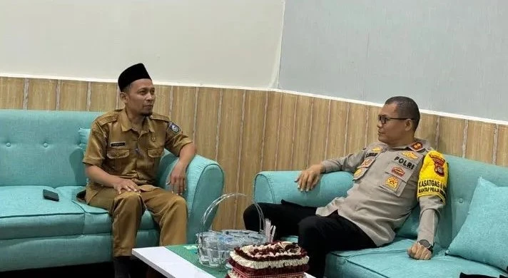 Silaturahmi Diskominfotik NTB dan Kabid Humas Polda NTB