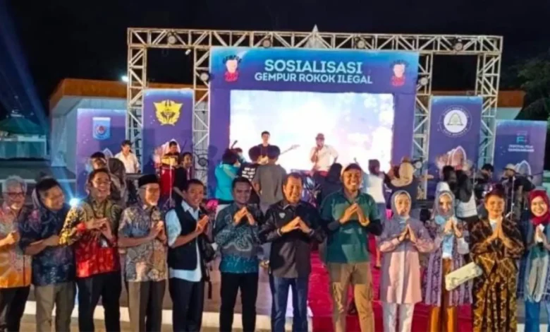 Sosialisasi Gempur Rokok Ilegal Pegiat Seni