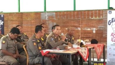 Sosialisasi Gempur Rokok Ilegal Satpol PP Lombok Tengah