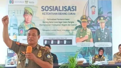 Sosialisasi Satpol PP NTB Rokok Ilegal