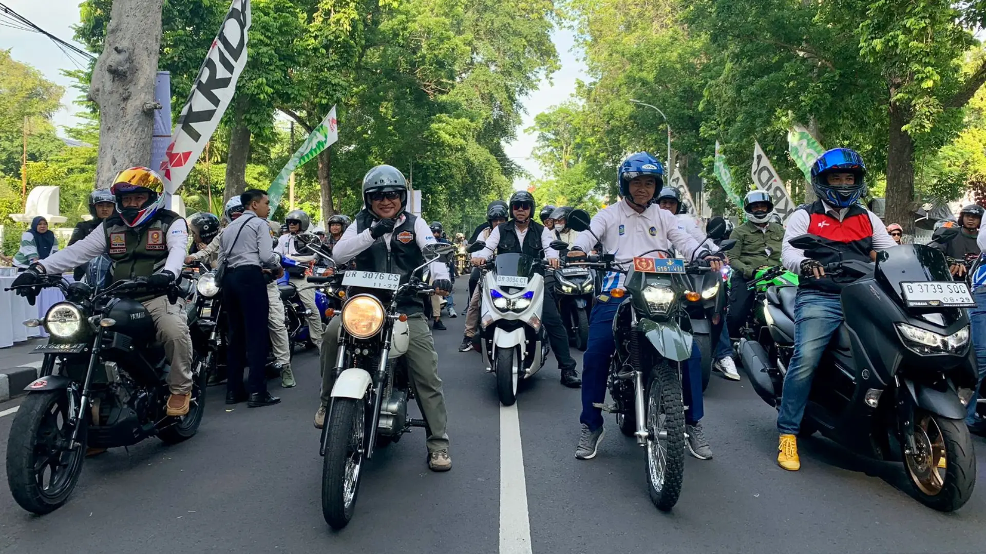 Kegiatan Touring Motor Rangkaian HUT Ke-66 NTB