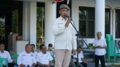 Tutup Kegiatan Latihan Bela Diri Satpol PP Sumbawa