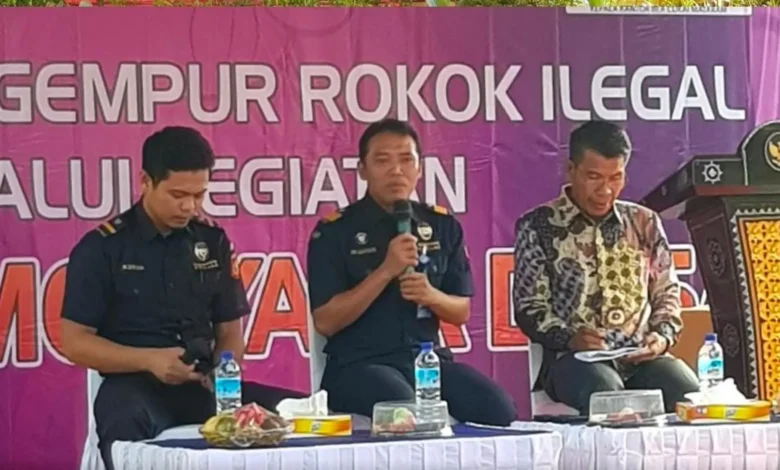 Sosialisasi Gempur Rokok Ilegal