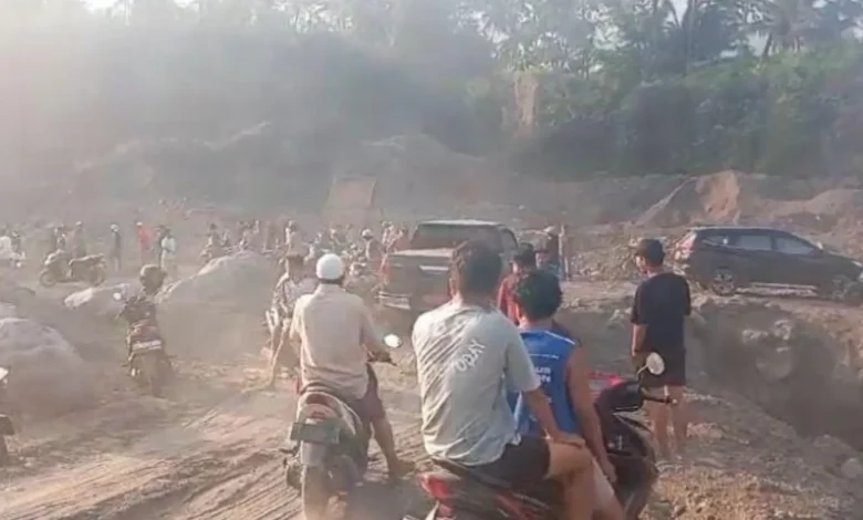 tambang galian c ilegal yang ditutup pemprov ntb