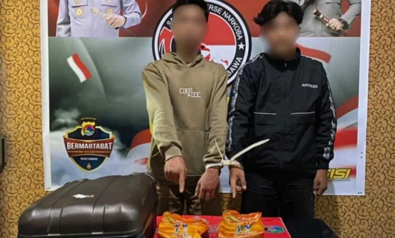 Terduga Pelaku Kasus Narkotika Sumbawa