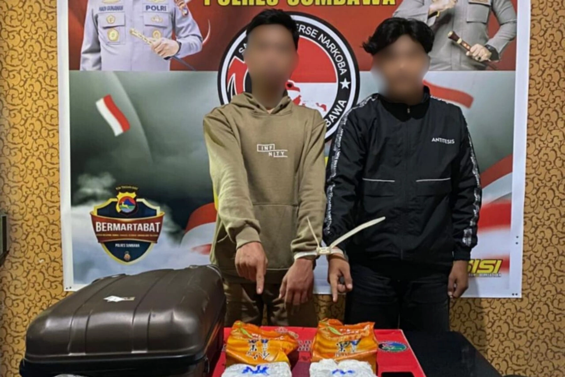 Terduga Pelaku Kasus Narkotika Sumbawa