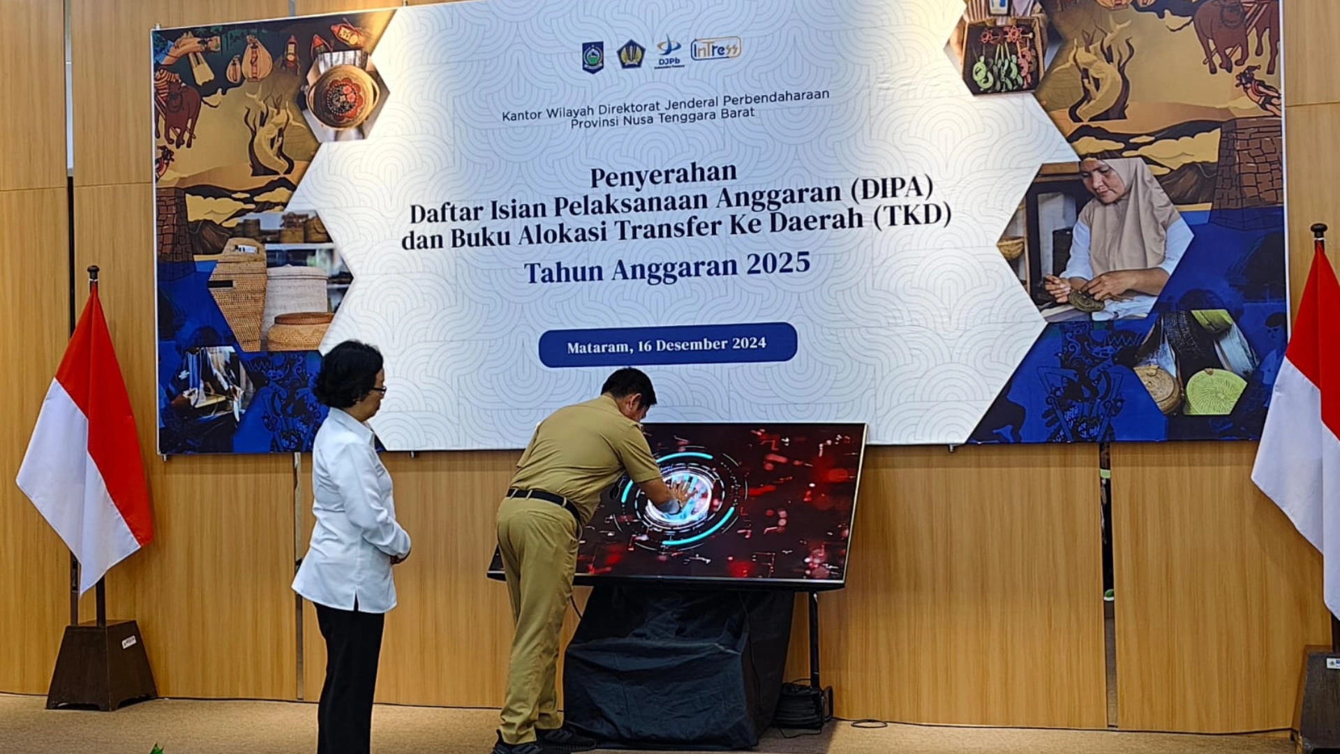 Penyerahan DIPA dan TKD 2025 untuk NTB