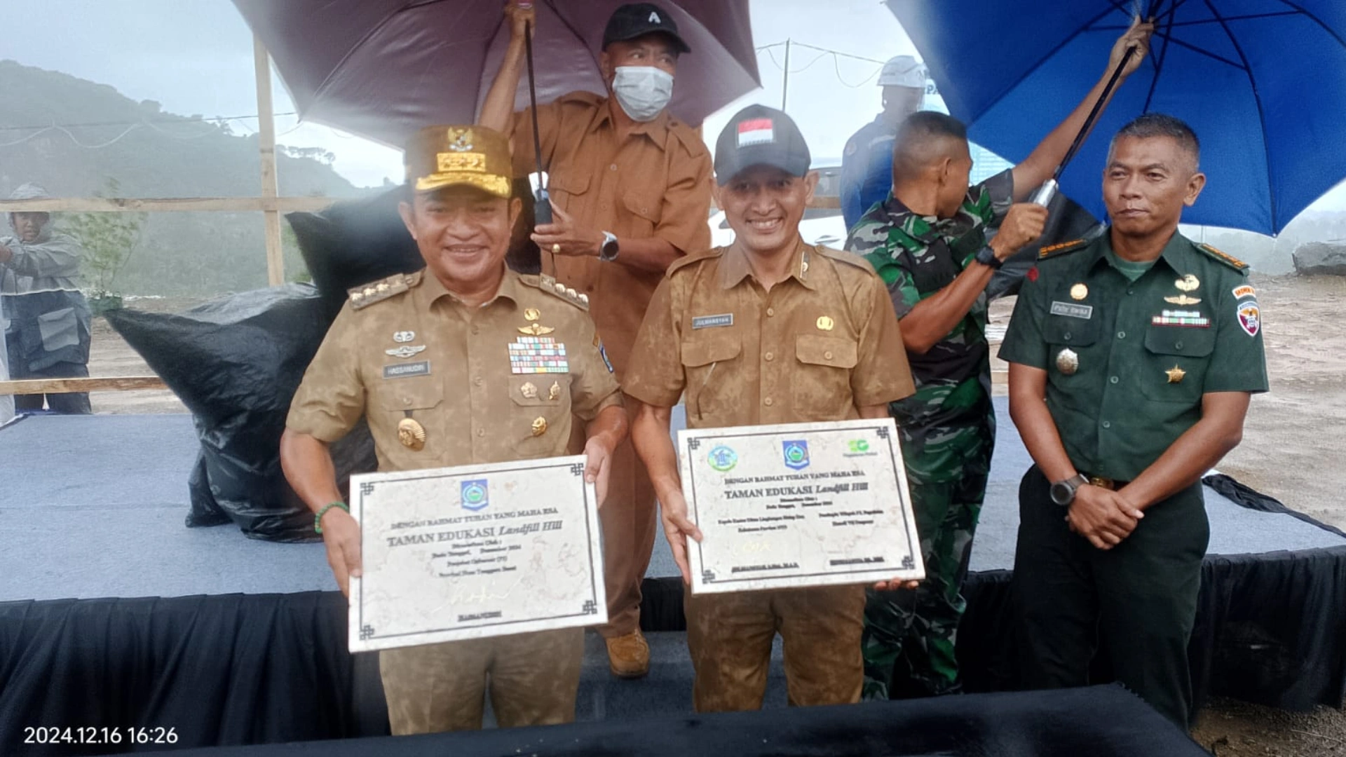 Peresmian Taman Edukasi Landfill Hill
