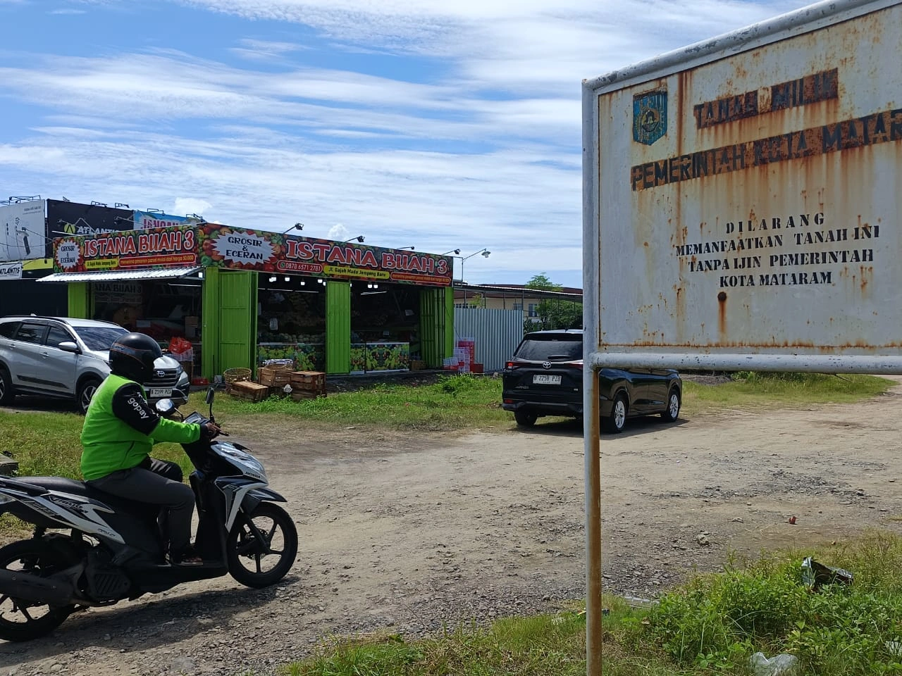 Potret lahan yang akan dijadikan Kantor Wali Kota Mataram