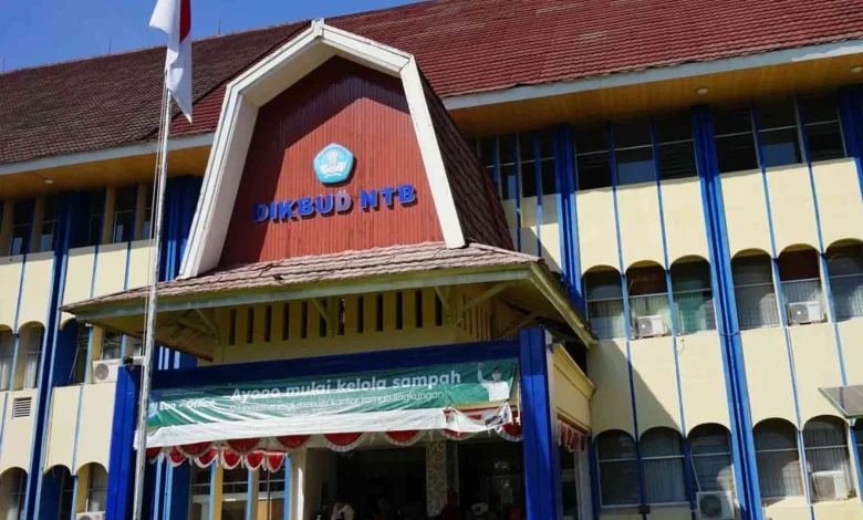 Gedung Dinas Dikbud NTB Dugaan Korupsi DAK Dinas Dikbud NTB Didugat PT Karya Pendidikan Bangsa Proyek Smart Class