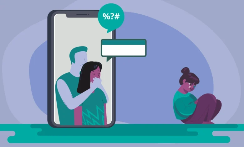 Ilustrasi Kekerasan Berbasis Gender Online (KBGO)